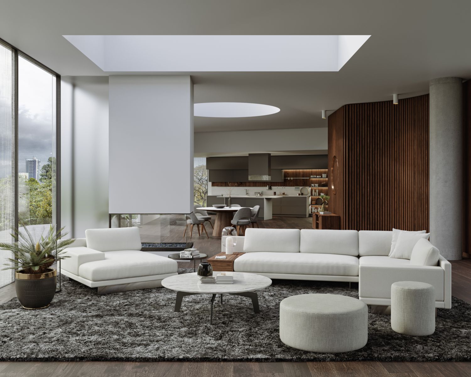 Contemporary Modular Sectional Sofa