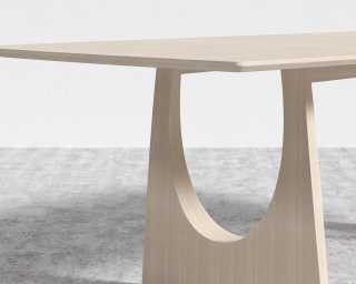 Arco Dining Table - Washed Natural Oak Arco Dining Table - Washed Natural Oak