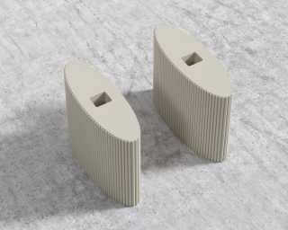 Athena Standing Desk - Base - Alabaster Matte Lacquer