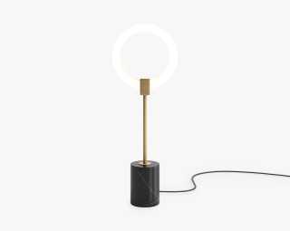 Aura Table Lamp - Black Marble 