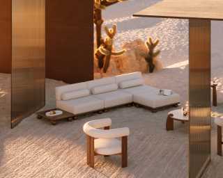 Bali Outdoor Modular Sectional - Palisades