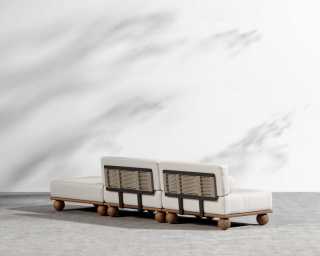 Bali Outdoor Open-End Sofa - Palisades