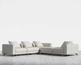 Berlin L-Sectional - Modern Felt - Alesund