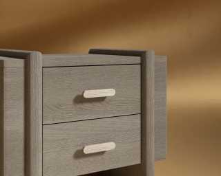 Cassia Nightstand - Grey Oak