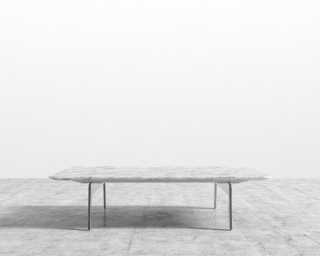 Dresden End Table - White Marble