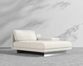 Dresden Outdoor Right Chaise with Armrest - Palisades