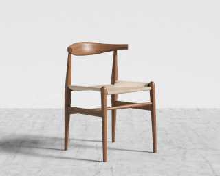 Elbow Chair – Woven - Walnut