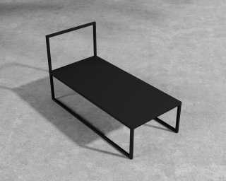 Everett Side Table - Black Frame