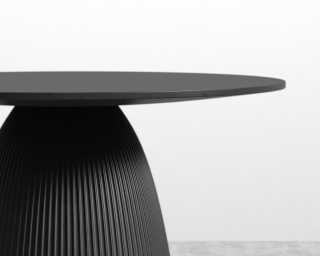 Gallus Dining Table - Black Concrete - 48"