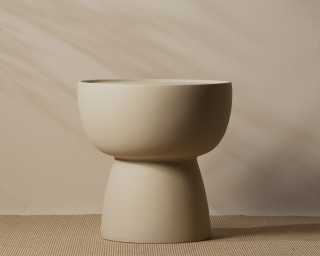 Maria Side Table - Alabaster