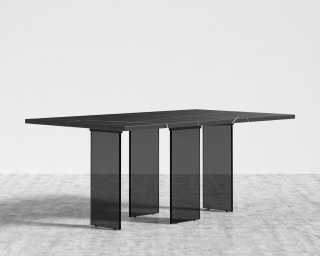 Marbella Dining Table - Black Pietra Ceramic