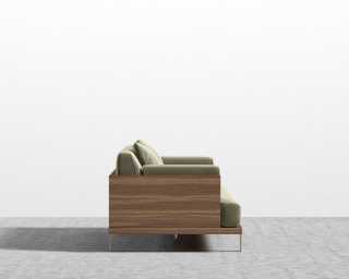 Maria Sofa - Plush Velvet - Olive Green