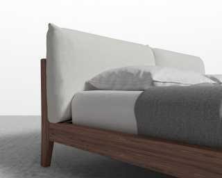 Mikkel Bed - King - Walnut - Alesund