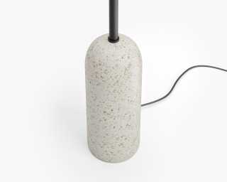 Nino Floor Lamp - White Terrazzo