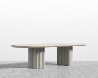 Osten Table - 120" - Alabaster Lacquer