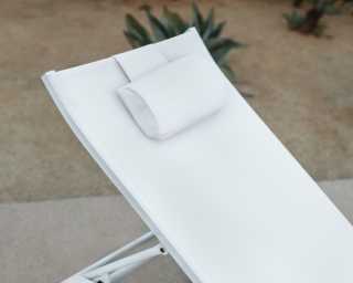 Spencer Outdoor Lounger - White Spencer Outdoor Lounger - White