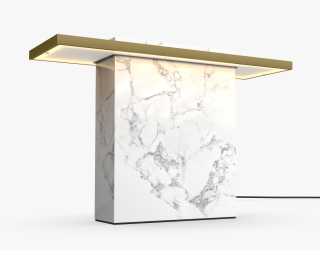 Russo Table Lamp - White Marble