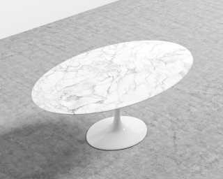 Tulip Table Oval - Carrara Tulip Table Oval - Carrara
