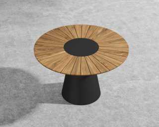 Winston Outdoor Dining Table - Black