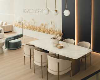 Solana Dining Table Scene 