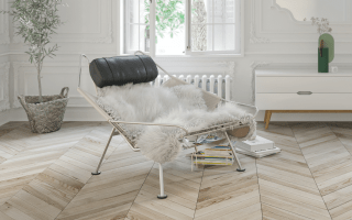 Flag Chair and Ottoman 