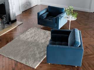 Luca Armchair - Vintage Velvet