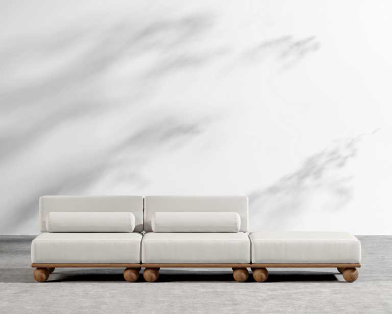 Bali Outdoor Open-End Sofa - Palisades