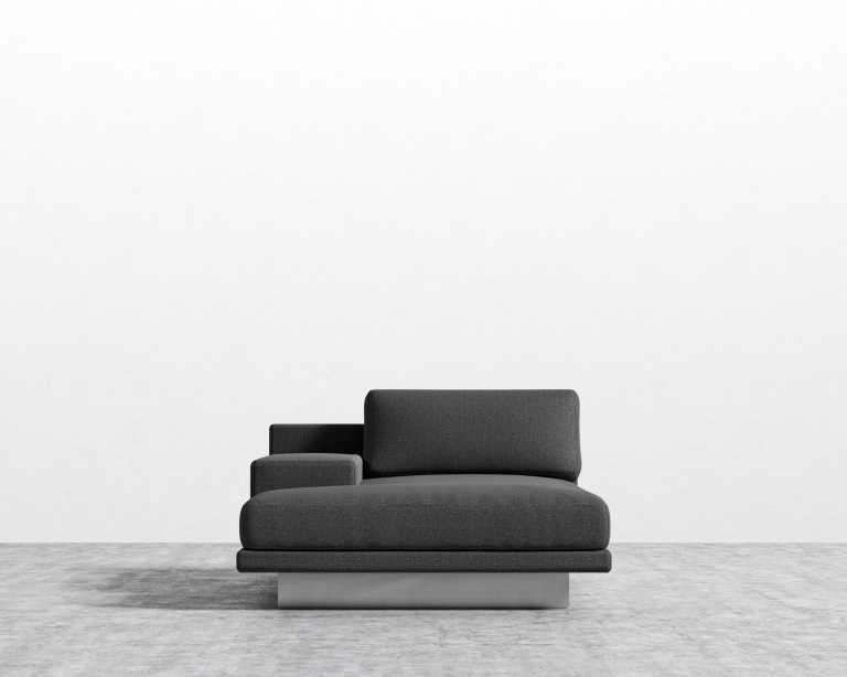 Dresden Left Chaise - Modern Felt - Stockholm