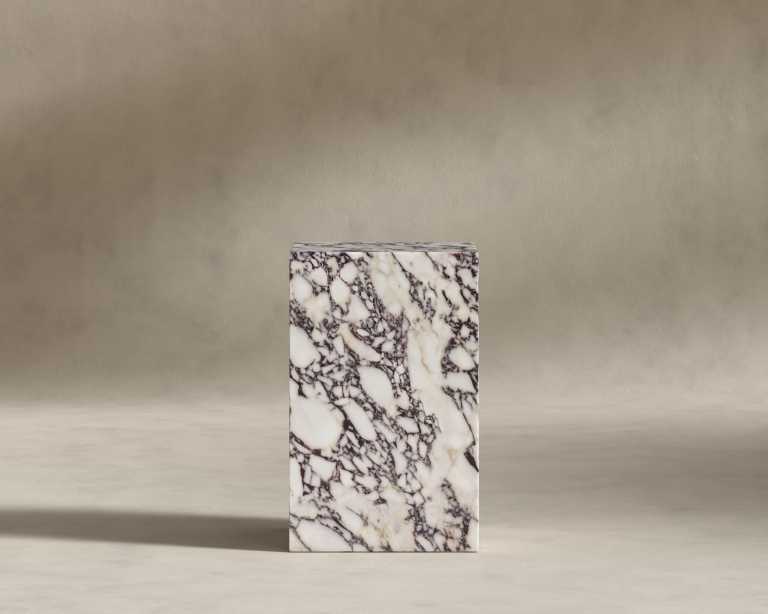 Liza Side Table - Viola Marble