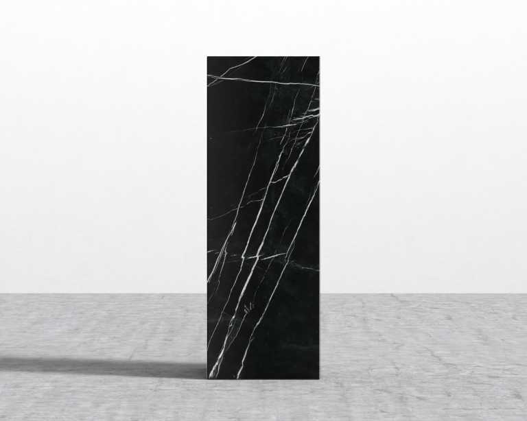 Liza Pedestal - Black Marble