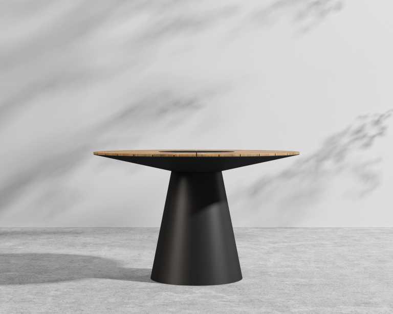 Winston Outdoor Dining Table - Black