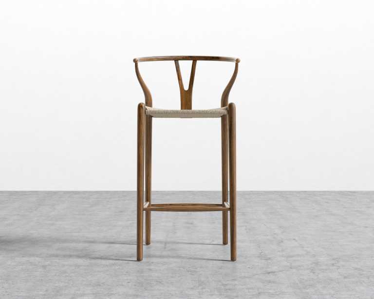 Wishbone Barstool - Walnut 